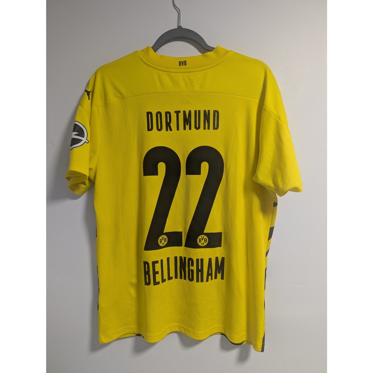 Borussia Dortmund 2020-21 Home Jude Bellingham Jersey - Men's Large