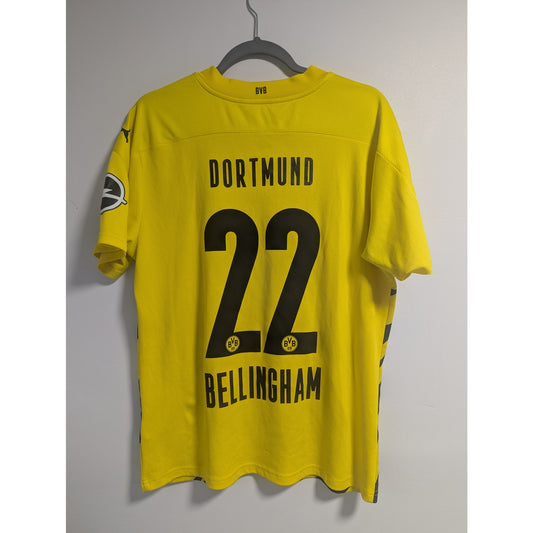 Borussia Dortmund 2020-21 Home Jude Bellingham Jersey - Men's Large