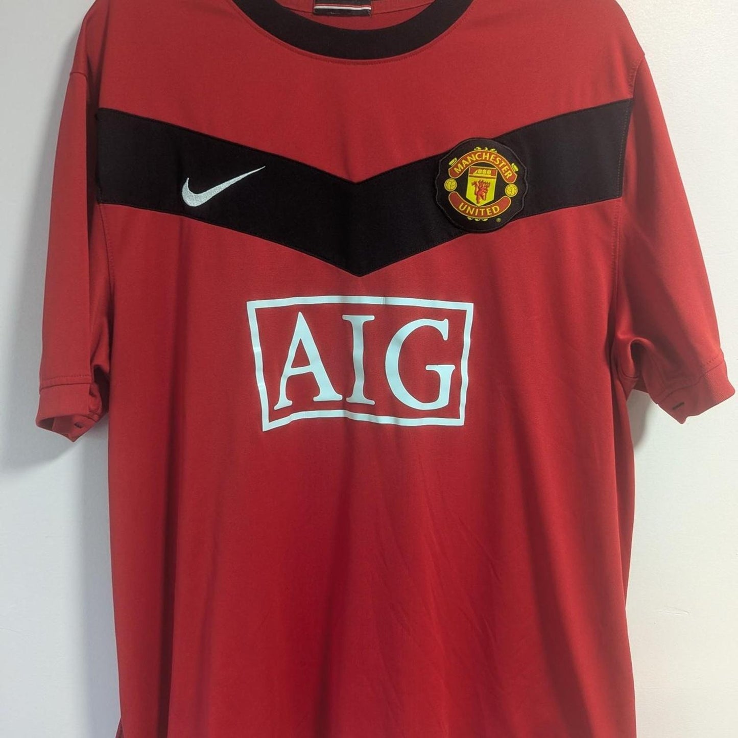 Manchester United 2010-11 Home Rooney Jersey Men’s XL – Iconic AIG Era Nike Kit