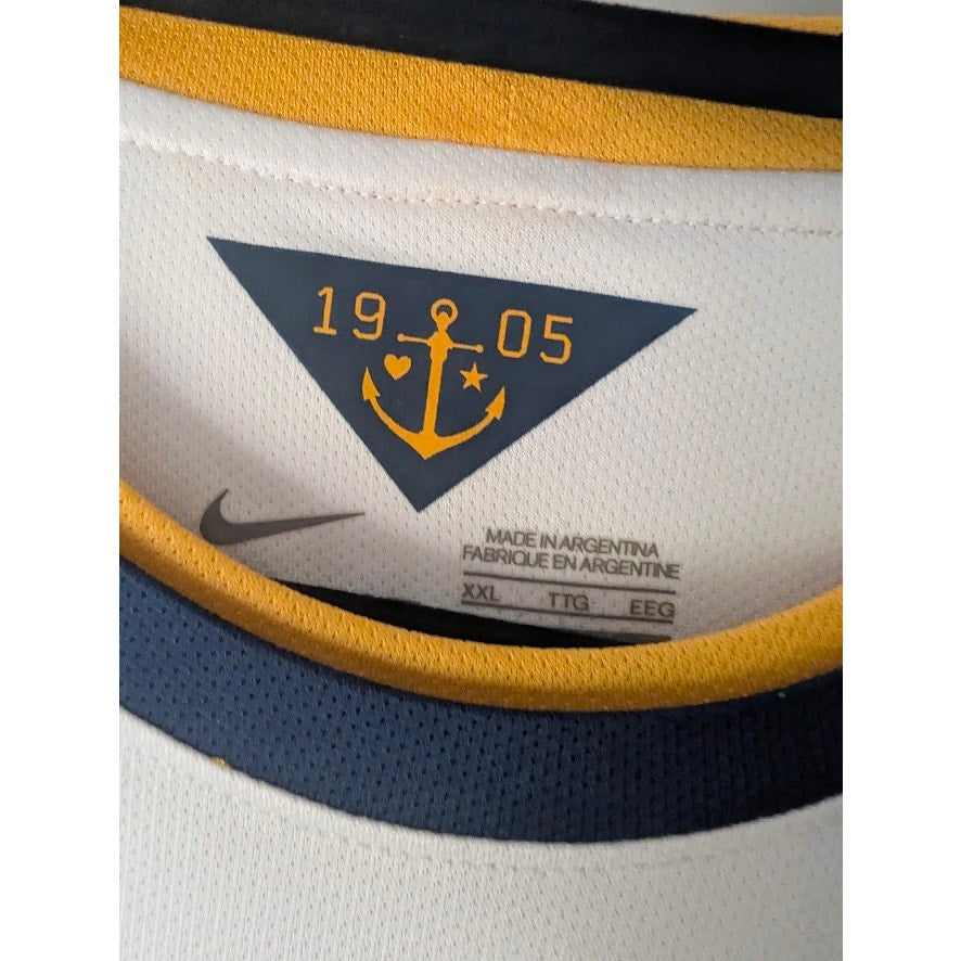 Boca Juniors 2014-15 Away Juan Roman Riquelme #10 Jersey Nike Authentic White