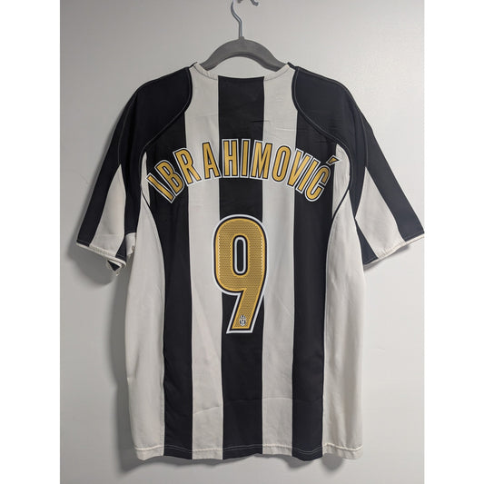 Juventus 2004-05 Home Ibrahimovic Jersey Men's L Authentic Vintage Nike Kit