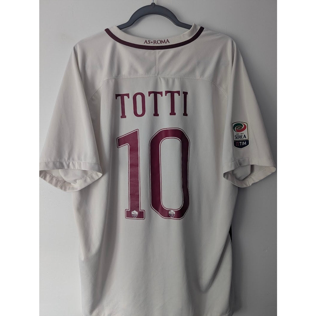 AS Roma 2016-17 Away Francesco Totti Jersey - Men's XXL