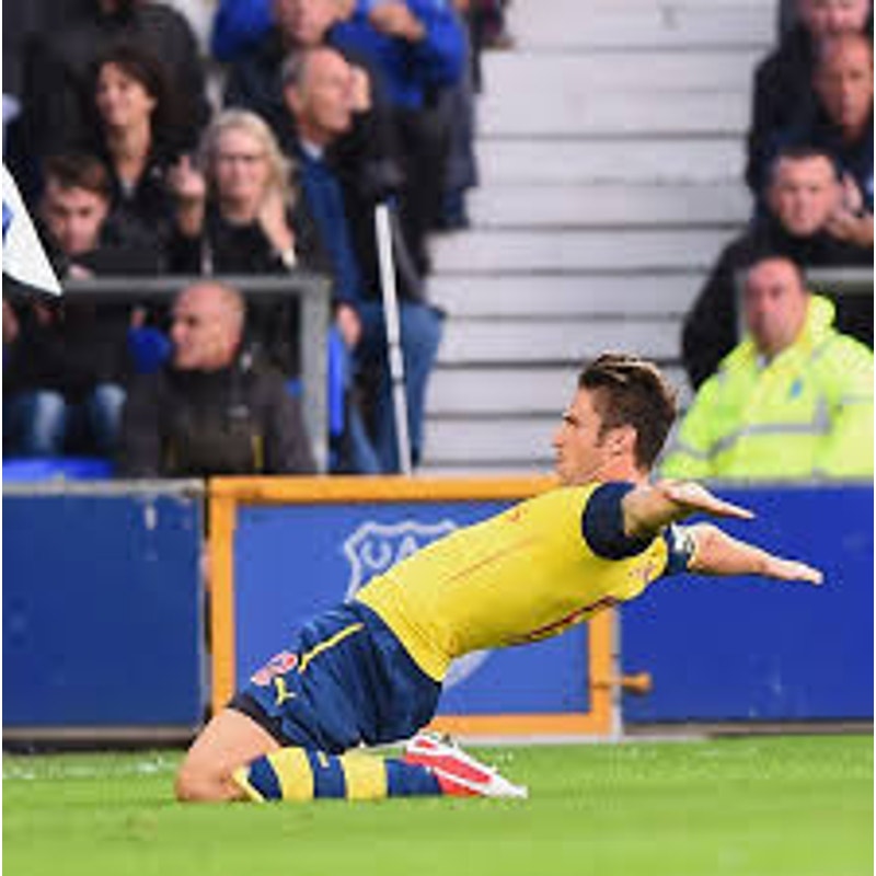 Arsenal 2014-2015 Away Olivier Giroud Jersey - Men's XL