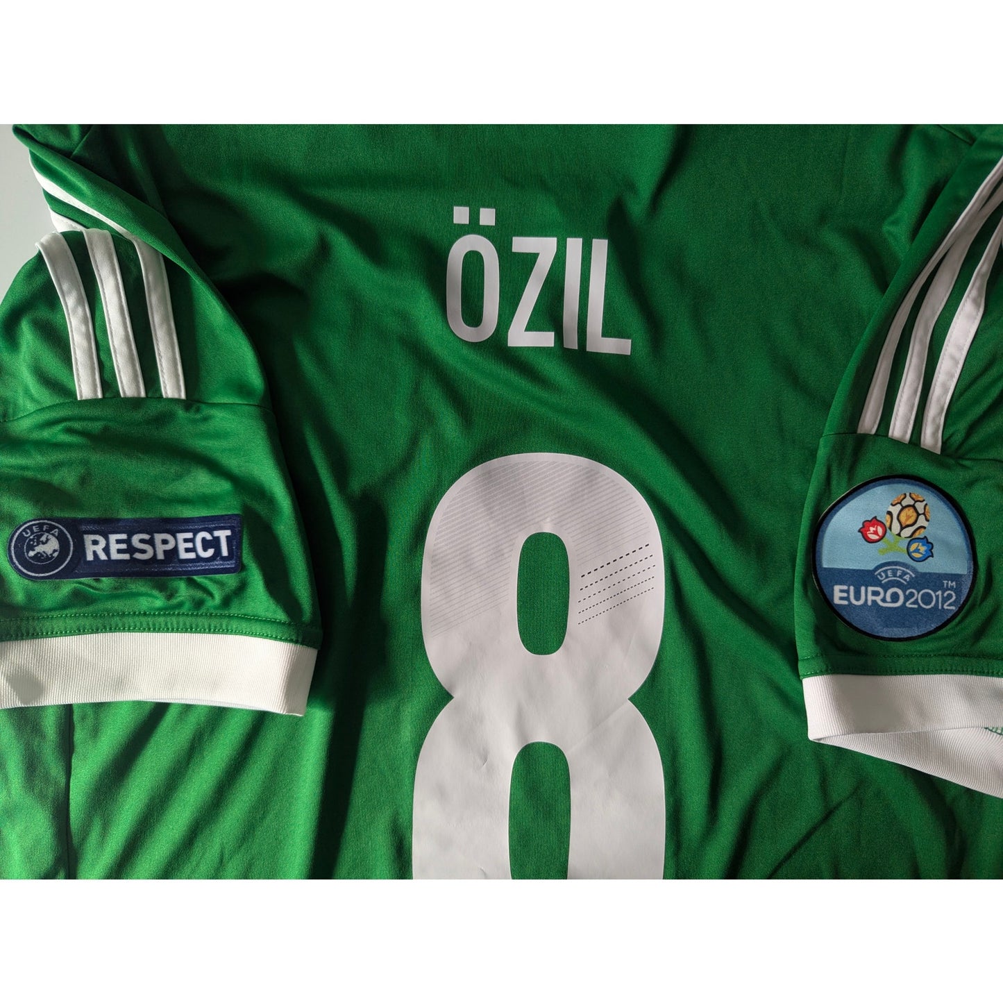 Germany 2012 Away Özil Authentic Jersey – Men’s XL | Fully Patched Adidas