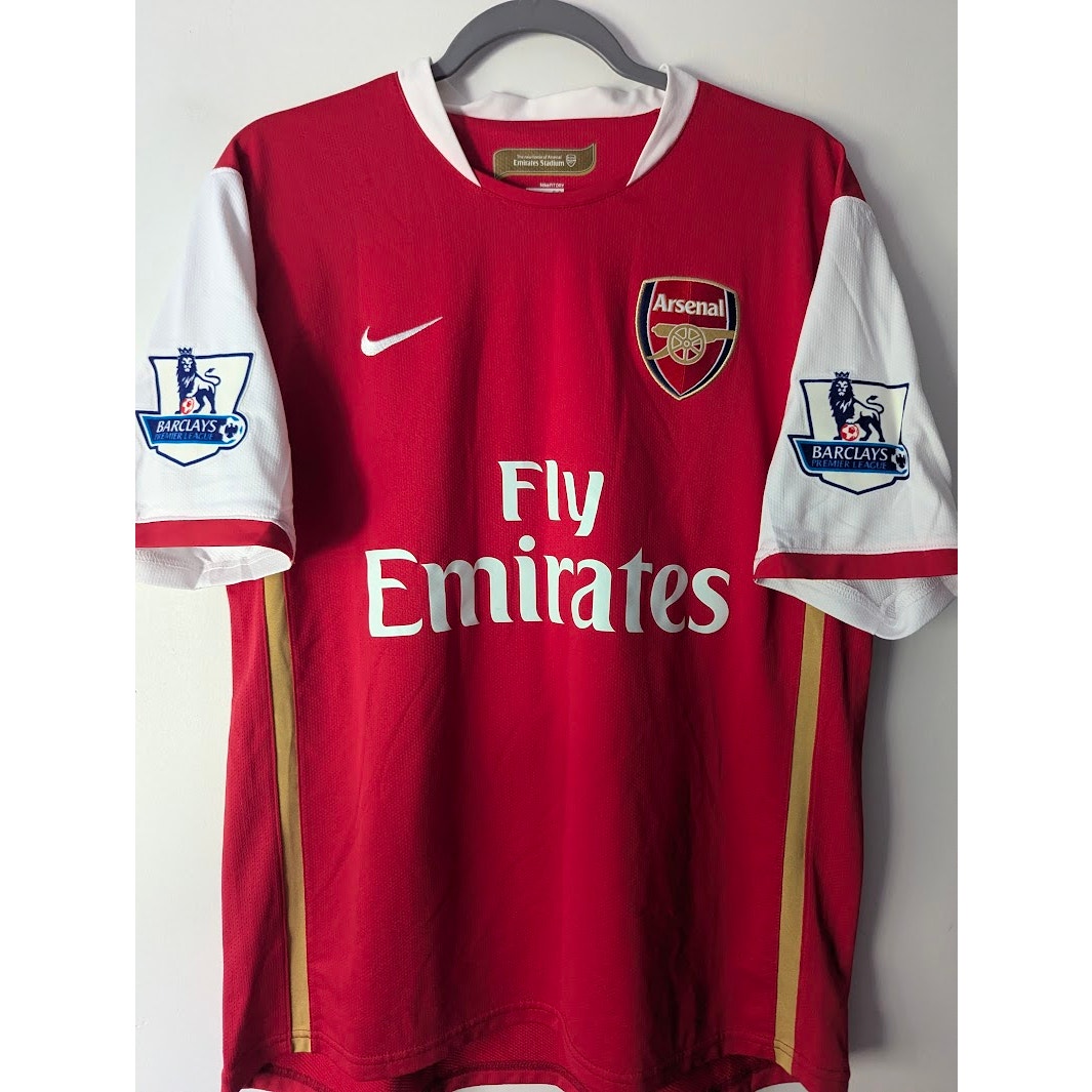 Arsenal Arsenal 2007–08 Home Cesc Fabregas Jersey – Men’s Medium | EPL Fully Patched Nike Shirt2007-08 Home Cesc Fabregas Jersey Men's Medium EPL Fully Patched
