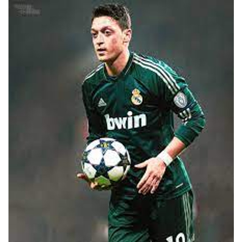 Real Madrid 2012-13 Third Ozil Jersey LS Men's XL Authentic Adidas Kit