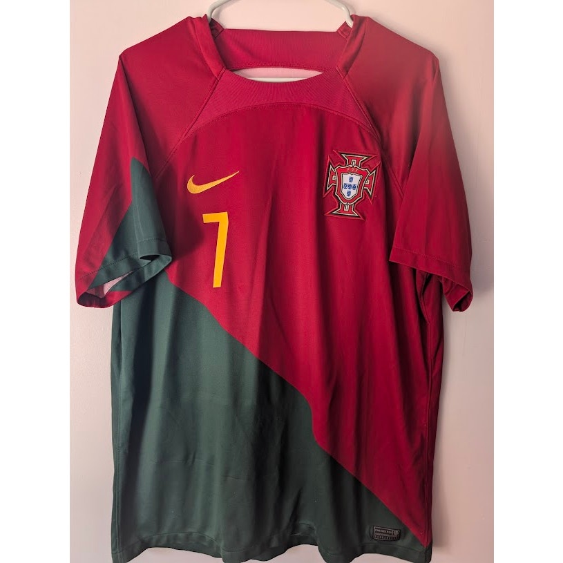 Portugal 2022 Home Cristiano Ronaldo Jersey Men’s XL Nike World Cup Soccer Shirt