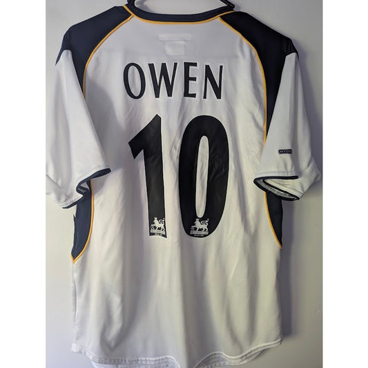 Liverpool 2001-02 Away Michael Owen Jersey Men’s Large Reebok Vintage Carlsberg