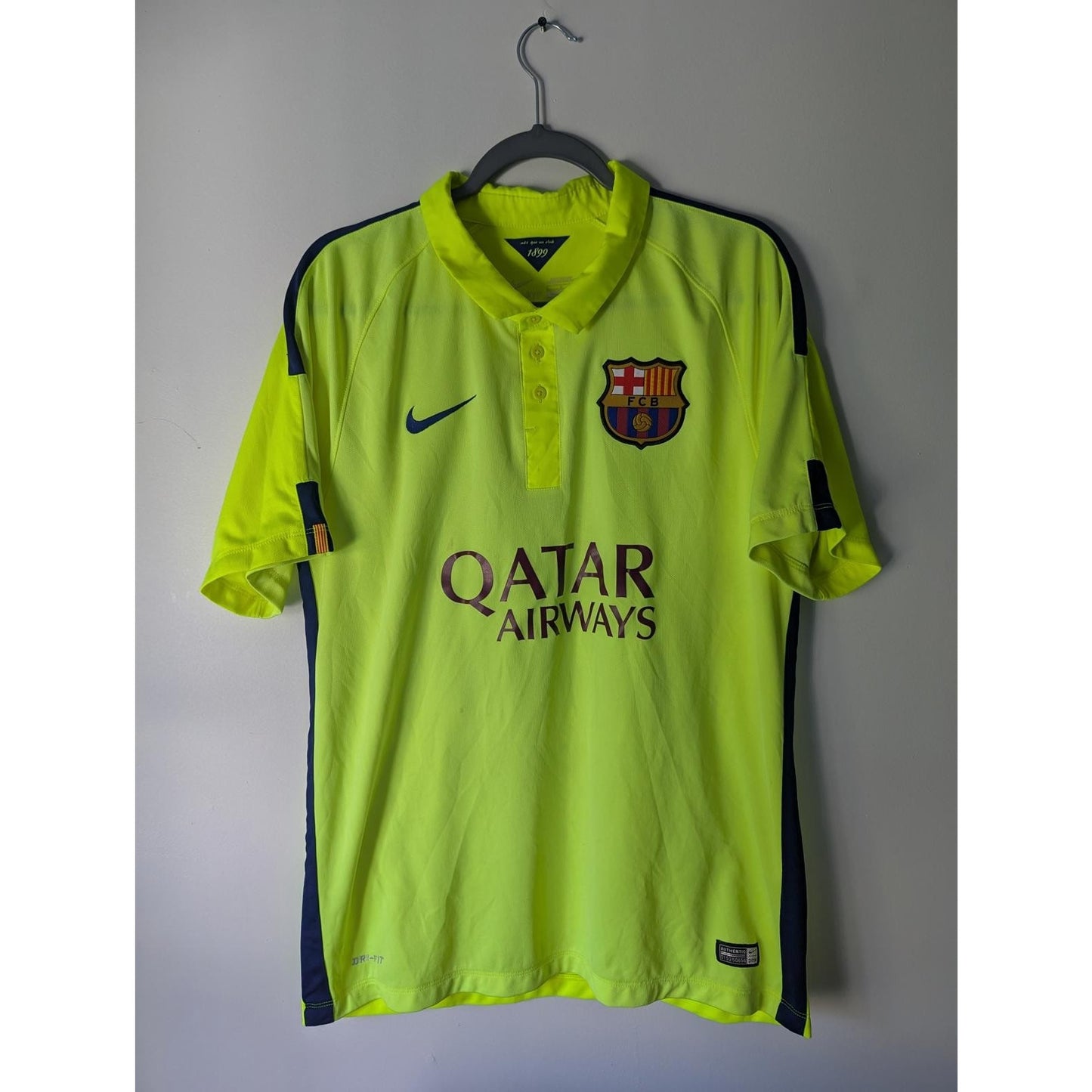 FC Barcelona 2014-15 Away UCL Messi Jersey - Men's L