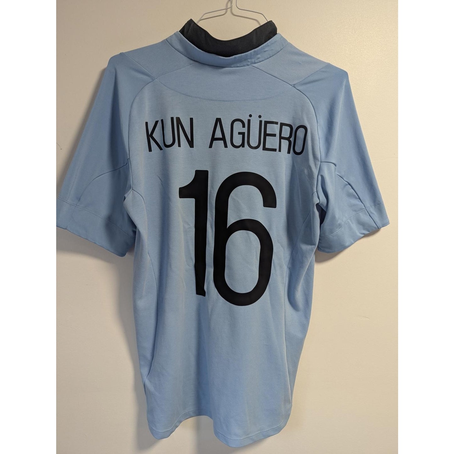 Manchester City 2012-13 Home Sergio Aguero Jersey - Men's Large
