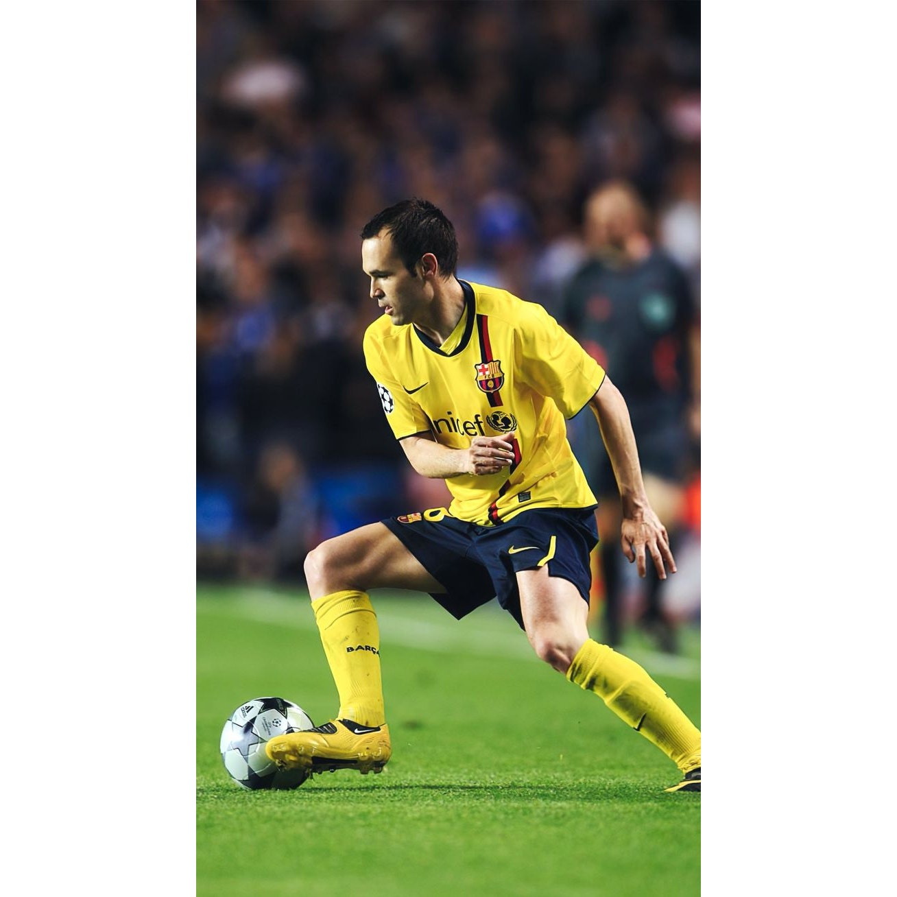 FC Barcelona 2008-10 Away Andres Iniesta Jersey - Men's 2XL