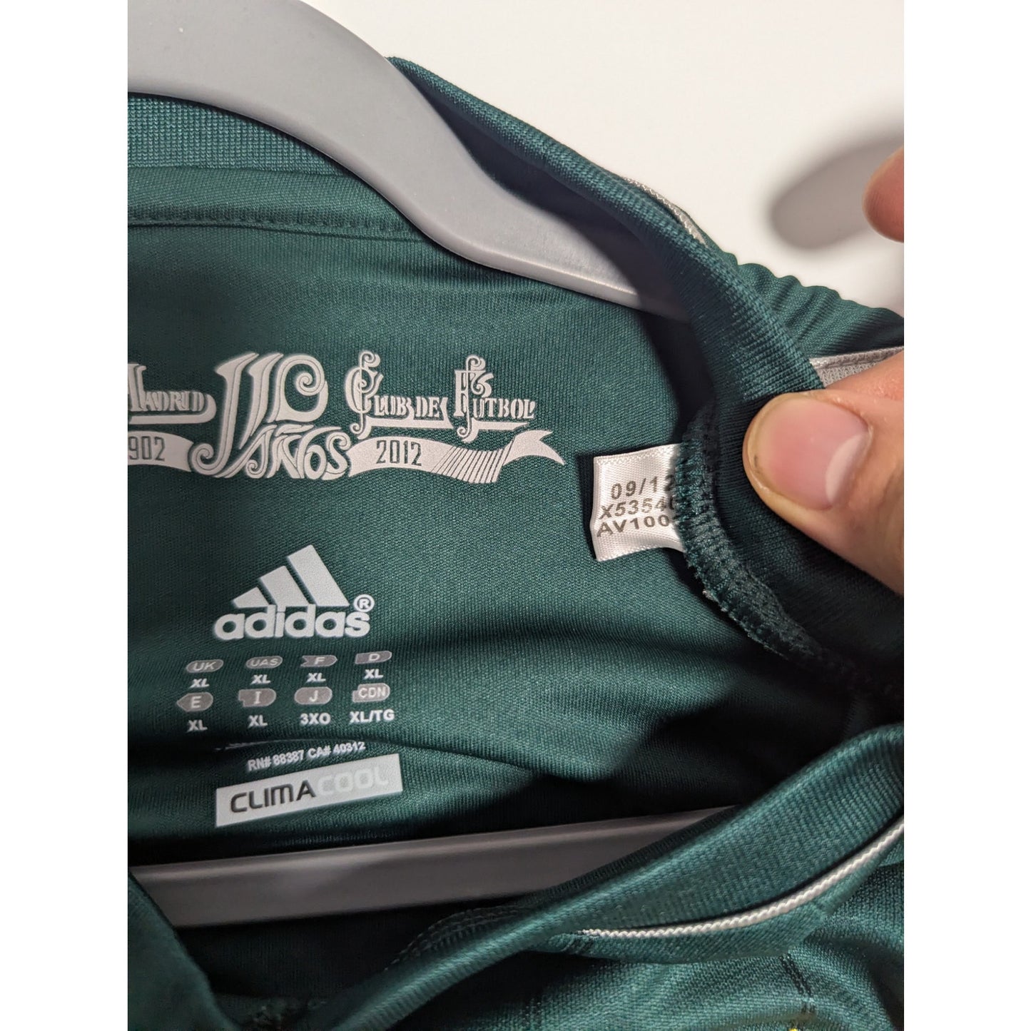 Real Madrid 2012-13 Third Ozil Jersey | Longsleeve | Men's XL | Fully Patched