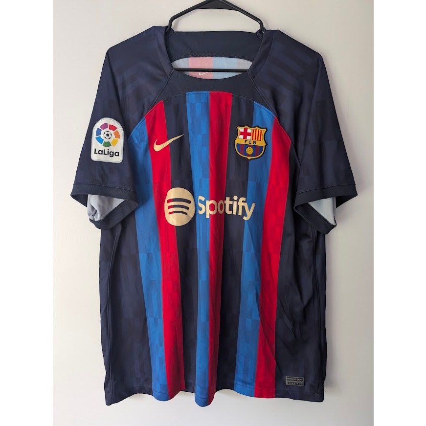 FC Barcelona 2022-23 Home Gavi #6 Jersey Mens XL Nike La Liga Patched