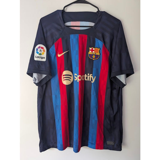 FC Barcelona 2022-23 home Gavi jersey, Nike, men's XL