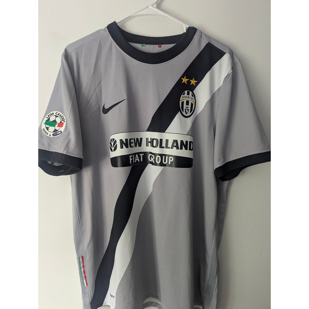 Juventus 2009–10 Away Trezeguet Jersey – Men’s Large | Authentic Nike Serie A Patched Shirt