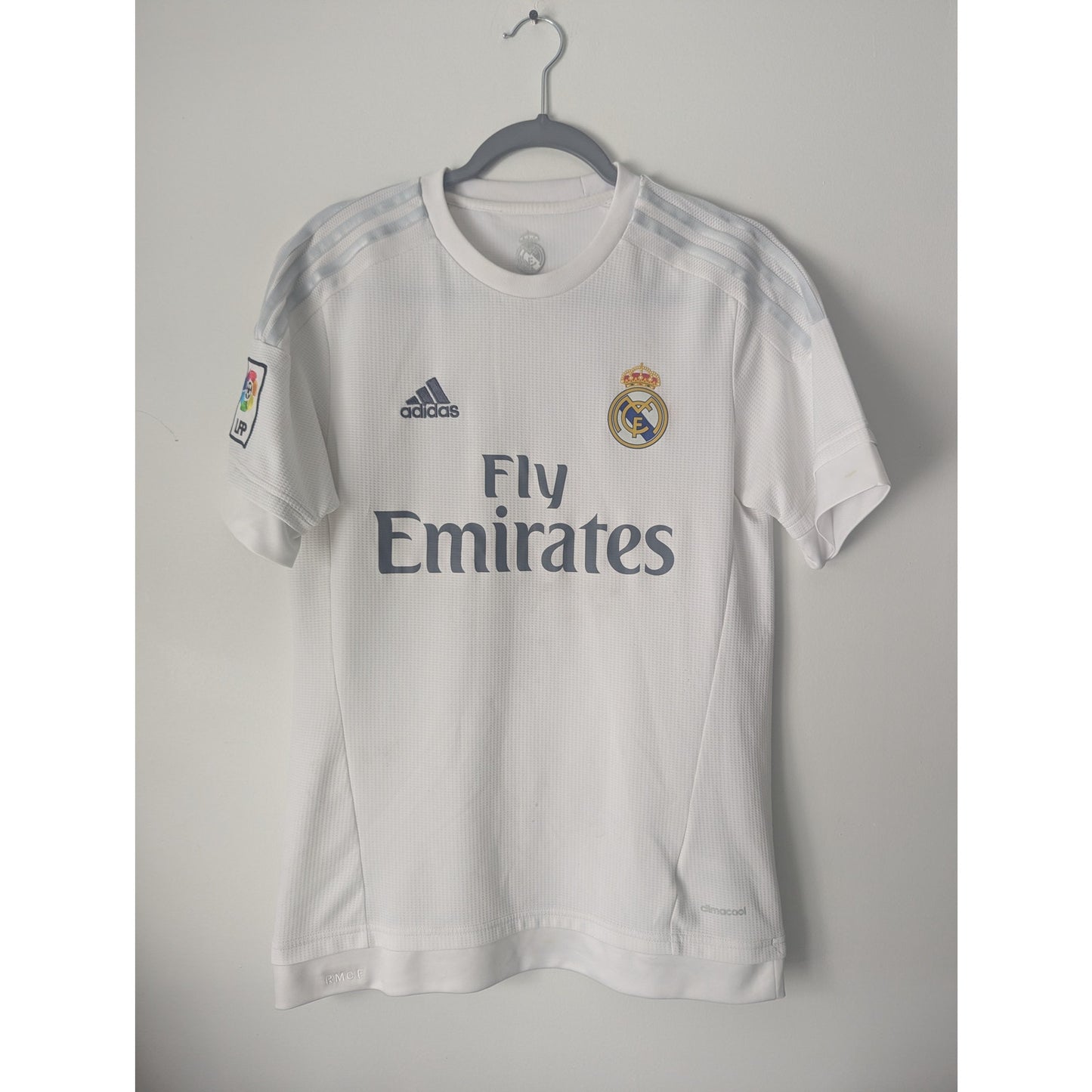 Real Madrid 2015-16 Cristiano Ronaldo Home Jersey Men’s Small Adidas Soccer Shirt