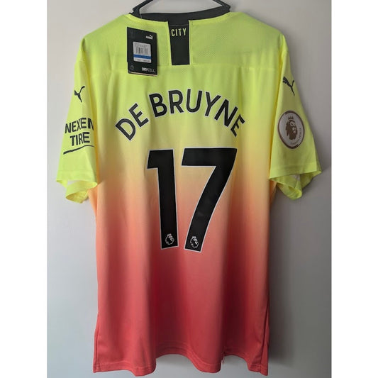 Manchester City 2019-20 Third Kevin De Bruyne Jersey Men’s XL NWT Puma EPL Fully Patched