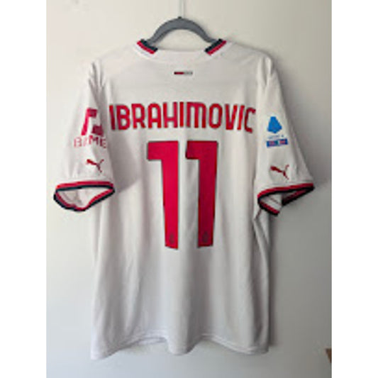 AC Milan 2021-22 Away Zlatan Ibrahimovic Jersey Men’s XL Puma Serie A Fully Patched