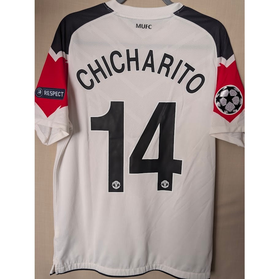 Manchester United 2010-11 away Chicharito jersey, men's medium