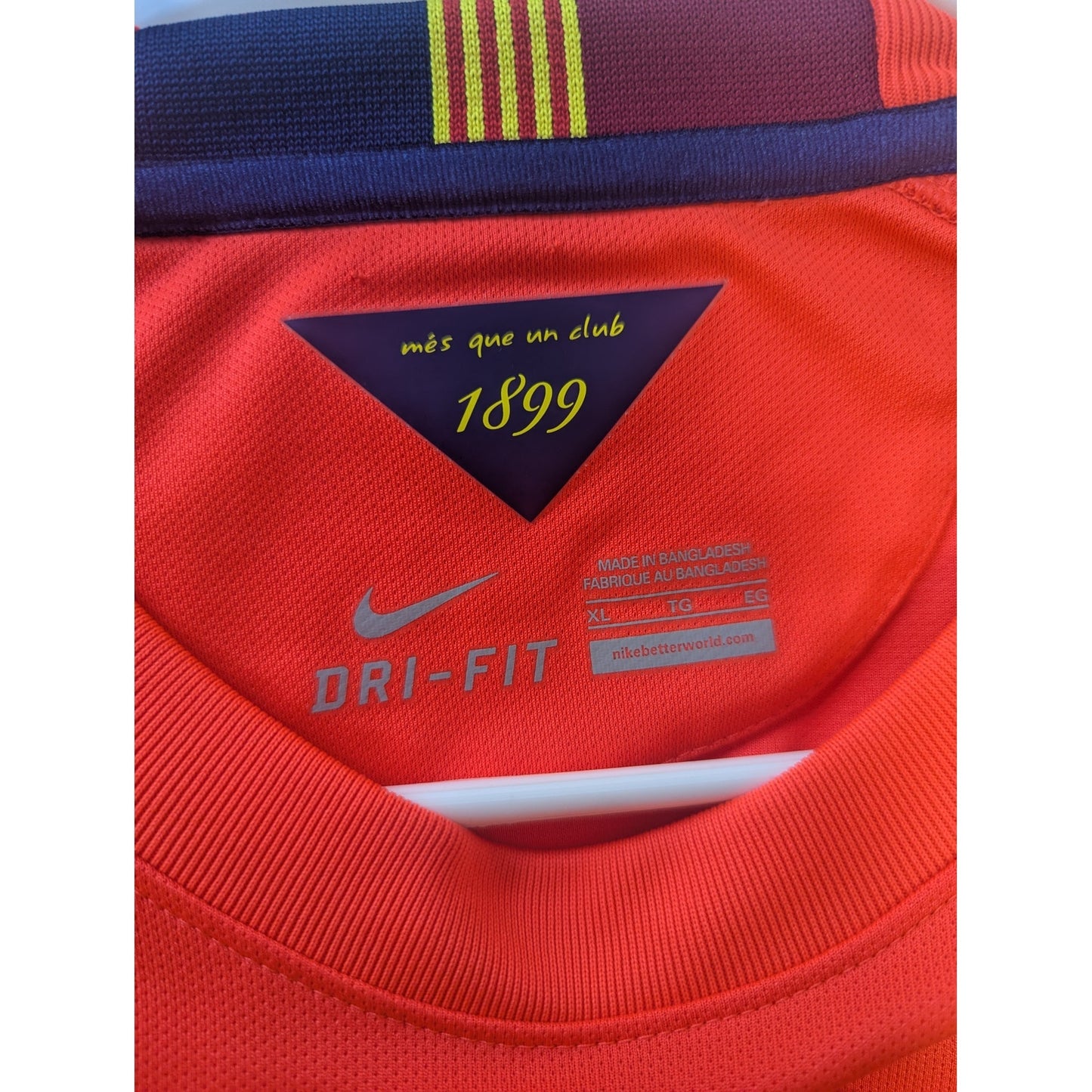 FC Barcelona 2014-15 Third Sergio Busquets Jersey Men XL - Authentic Nike Kit