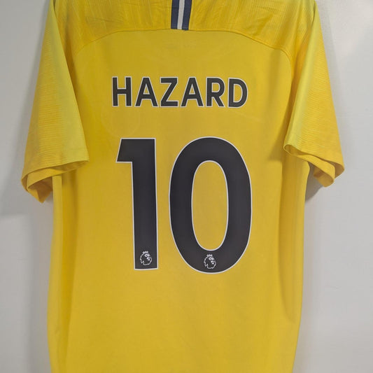 Chelsea 2018-19 Eden Hazard Away Jersey XL – Rare Authentic Nike Kit (Yellow)