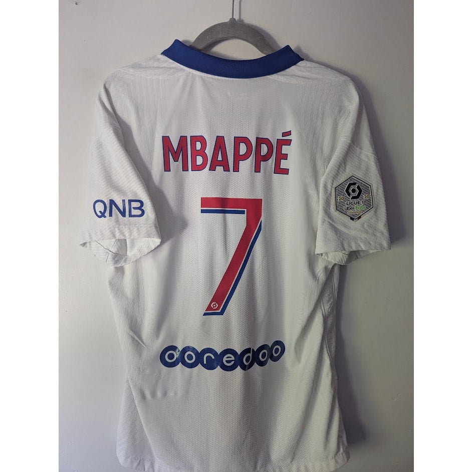 PSG 2020-21 Away Kylian Mbappé Jersey Men’s Large Nike Vaporknit Authentic Ligue 1 Patched
