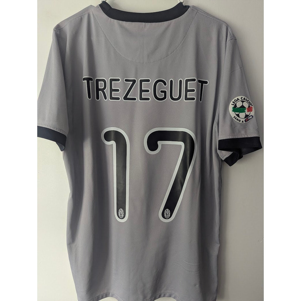 Juventus 2009–10 Away Trezeguet Jersey – Men’s Large | Authentic Nike Serie A Patched Shirt