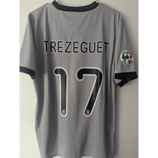 Juventus 2009–10 Away Trezeguet Jersey – Men’s Large | Authentic Nike Serie A Patched Shirt