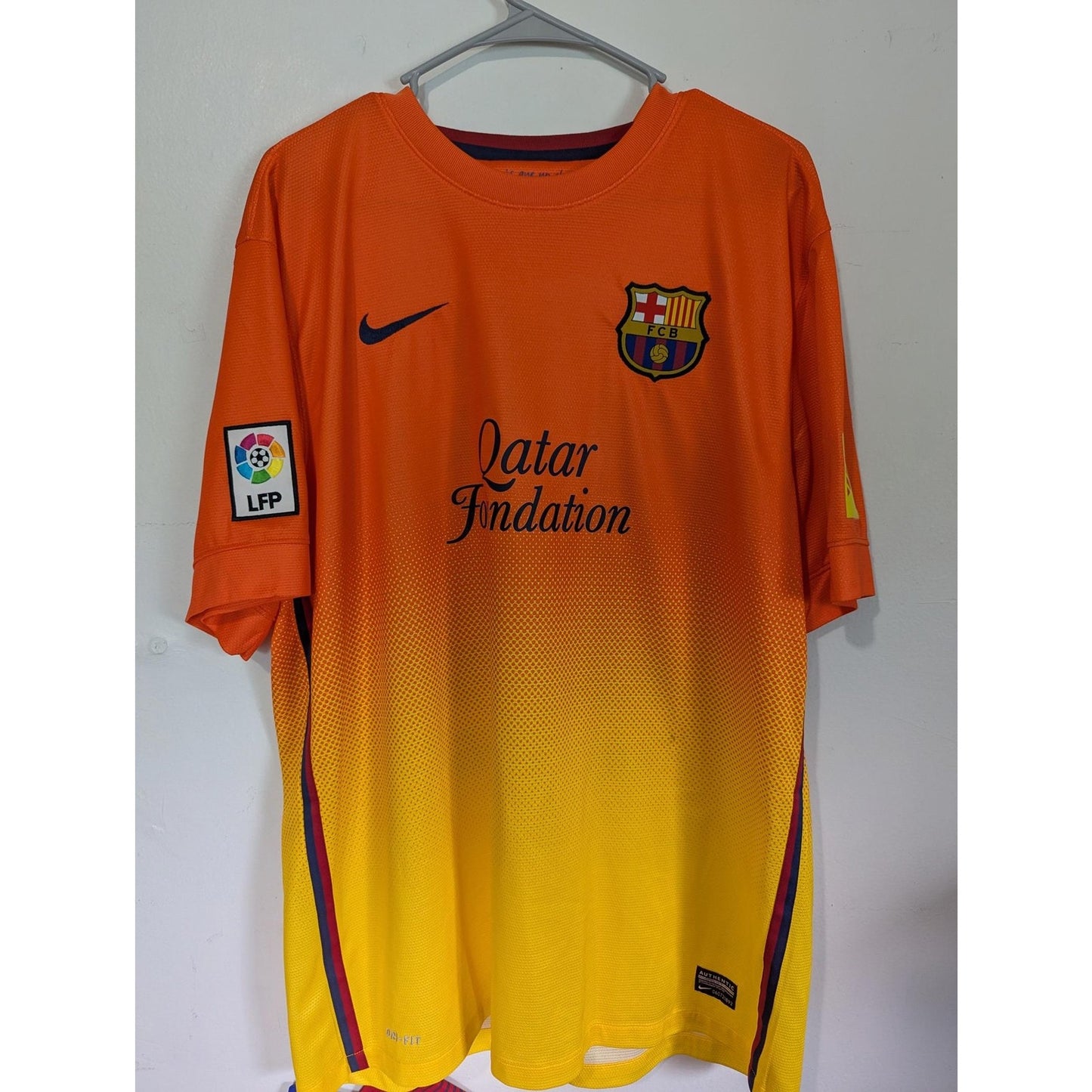 FC Barcelona 2012–13 Away Jersey – Lionel Messi #10 – Men’s XL