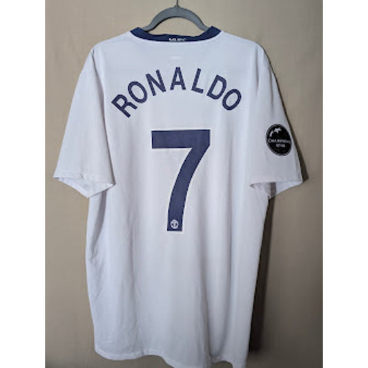Manchester United 2008-09 Away Cristiano Ronaldo #7 Jersey Mens 2XL Nike AIG Vintage