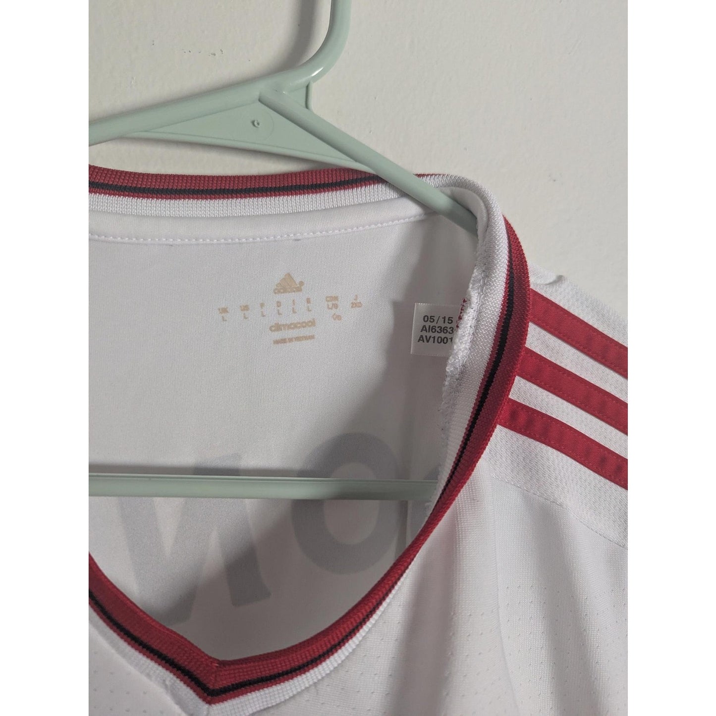 Manchester United 2015-16 Away Rooney Jersey Men’s Large – Authentic Adidas Kit