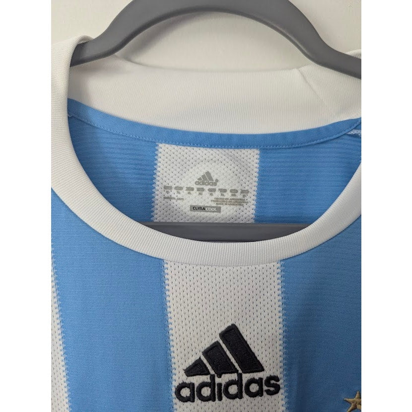 Argentina 2010 Lionel Messi Home Jersey Men’s XL Authentic Adidas World Cup Shirt