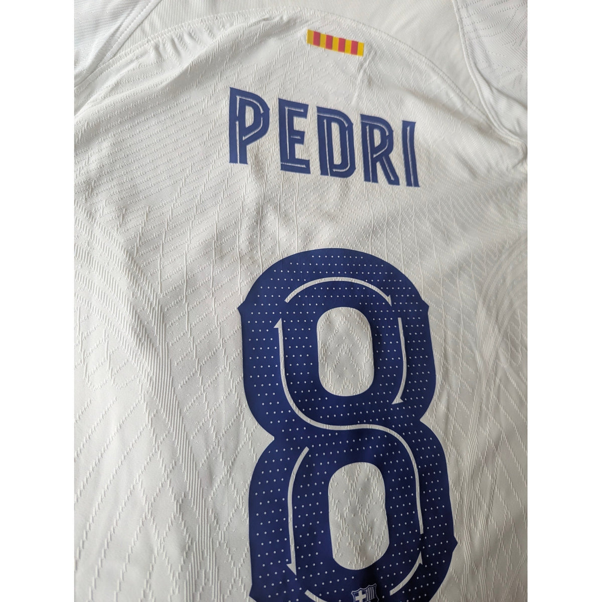 FC Barcelona 2023–24 Away Pedri Nike ADV Jersey – Men’s XL | UCL Fully Patched NWT Player Version