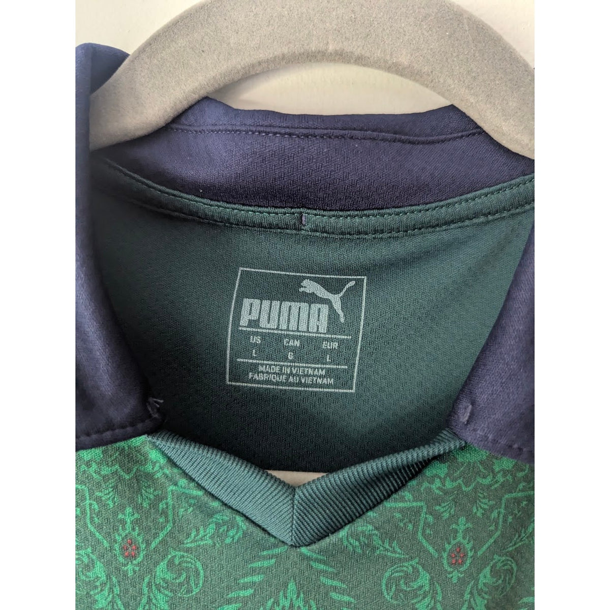 Italy 2019 Renaissance Third Jersey Men's Large Puma Rare Green Italia Shirt