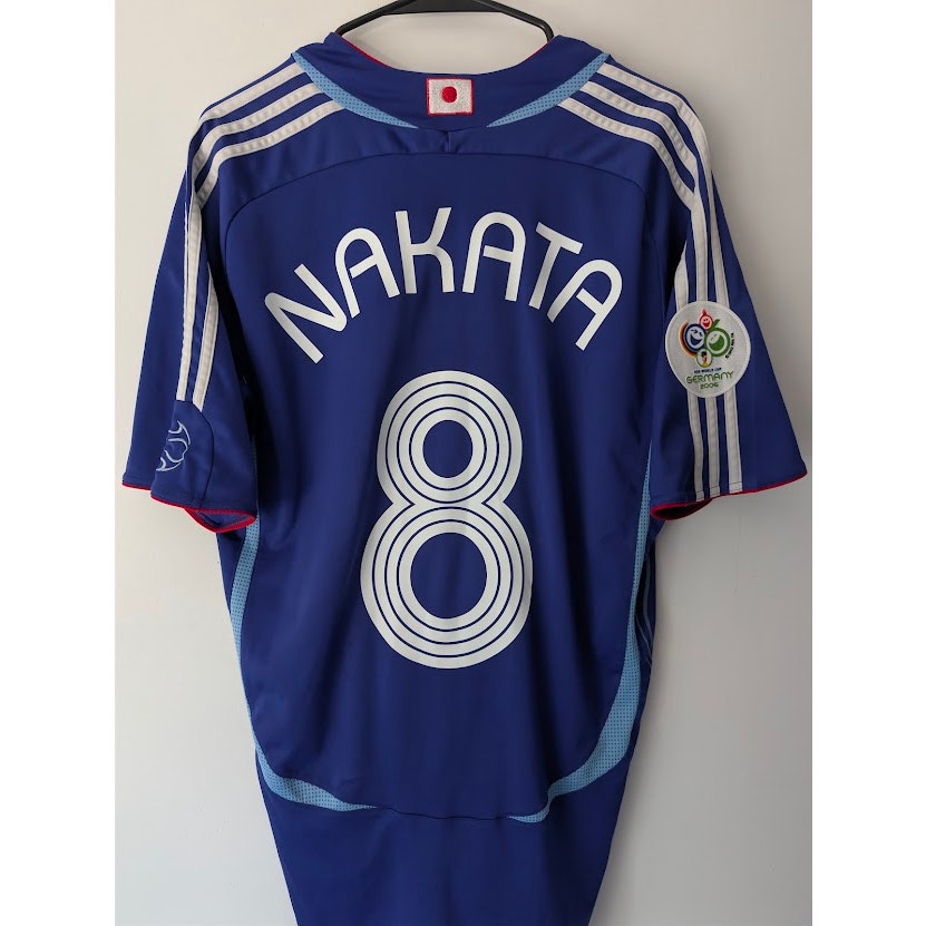 Japan 2006 Home Hidetoshi Nakata Jersey Men’s Large Adidas World Cup Soccer Shirt