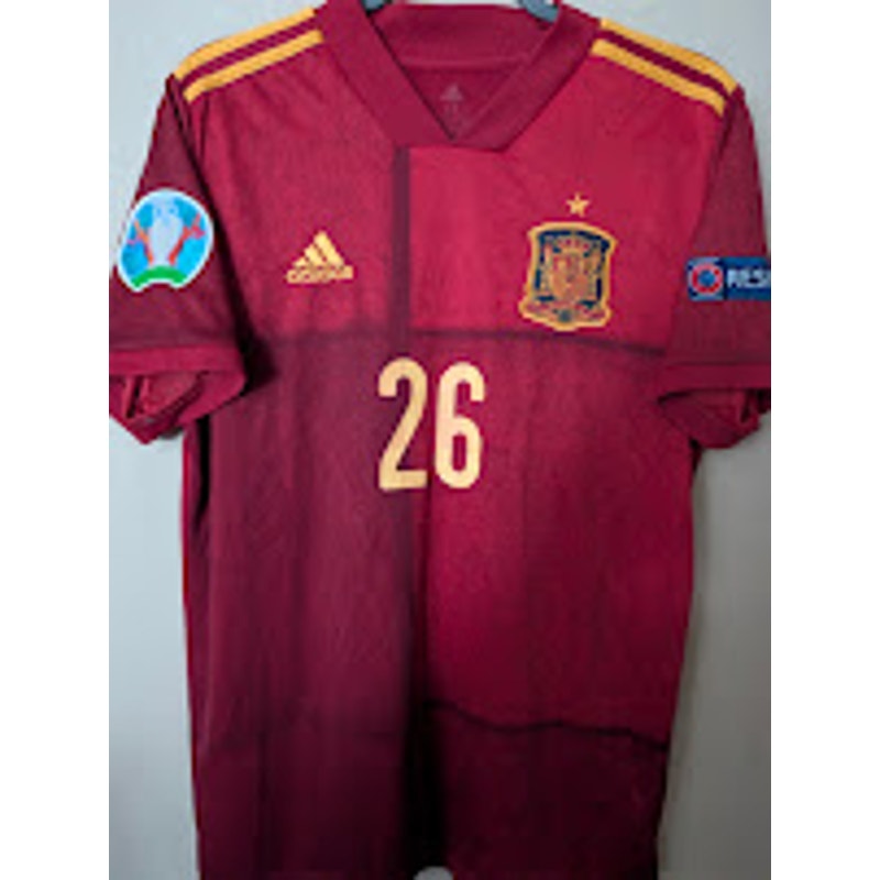 Spain Euro 2020 home Pedri #26 jersey - photo 2