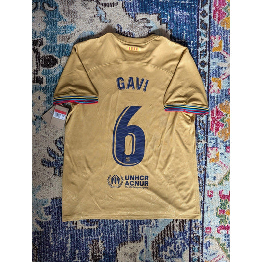 FC Barcelona 2022-23 Away Gavi Jersey - Men's Large - NWT