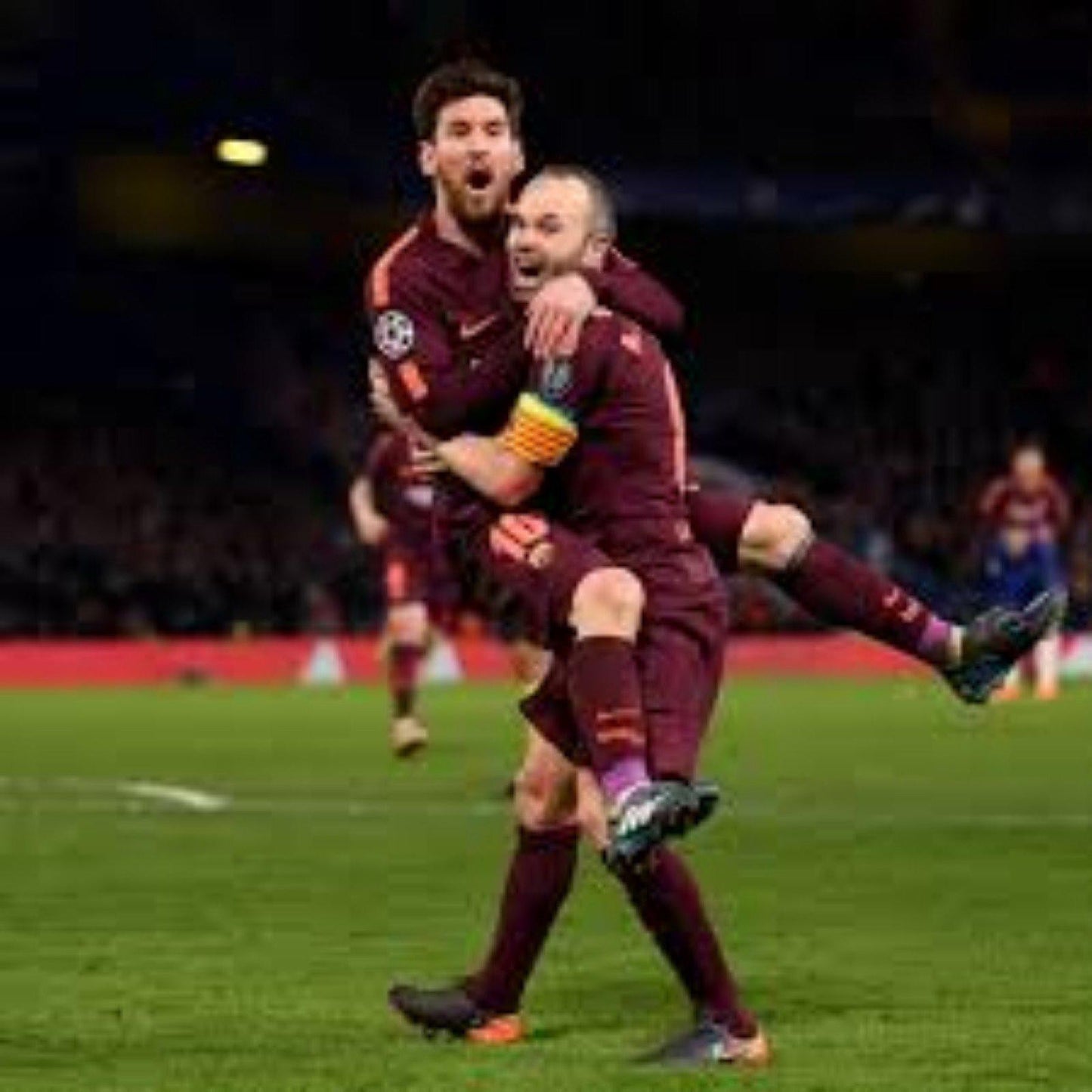 FC Barcelona 2017-18 Third Jersey – Andrés Iniesta #8 – Men’s Large