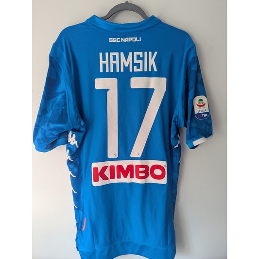 Napoli 2018-19 Home Marek Hamsik Jersey XXL Authentic Kappa Rare Serie A Kit