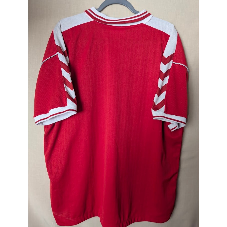 Denmark 1998 Home Jersey Mens XXL Authentic Vintage Hummel Kit