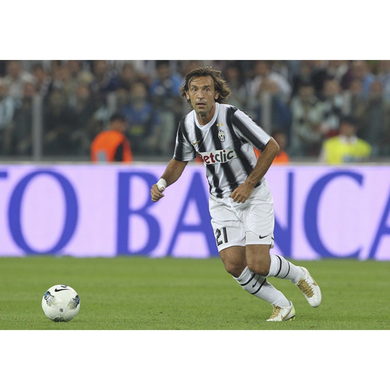 Juventus 2011–12 Home Pirlo Authentic Jersey – Men’s Large | Serie A Patched Nike Shirt