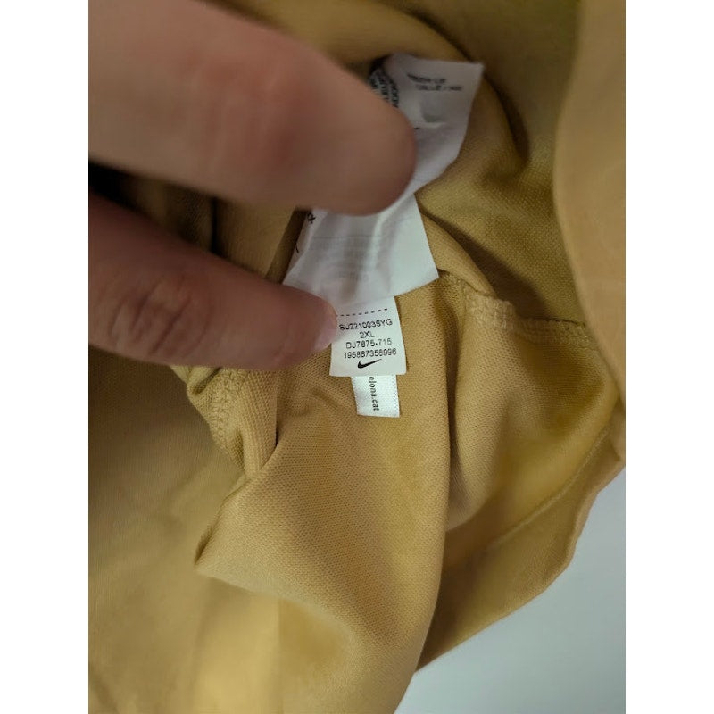 FC Barcelona 2022-23 Away Raphinha Jersey Men's 2XL Nike La Liga Rare Gold Kit
