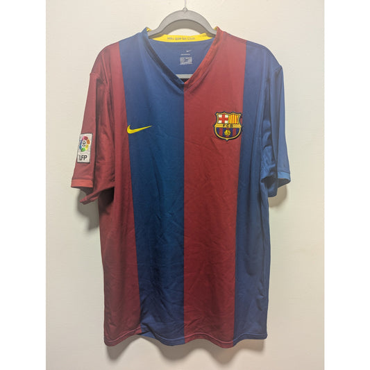 FC Barcelona 2006-07 Home Messi Jersey - Men's XL