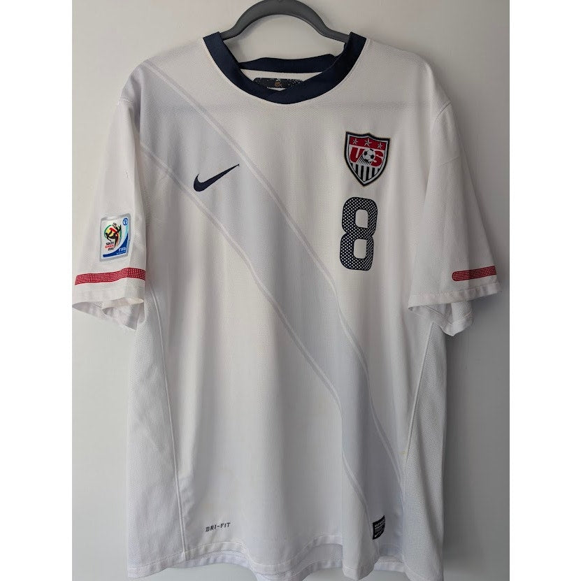 USA 2010 Home Clint Dempsey Jersey Men's XL Nike World Cup Fully Patched