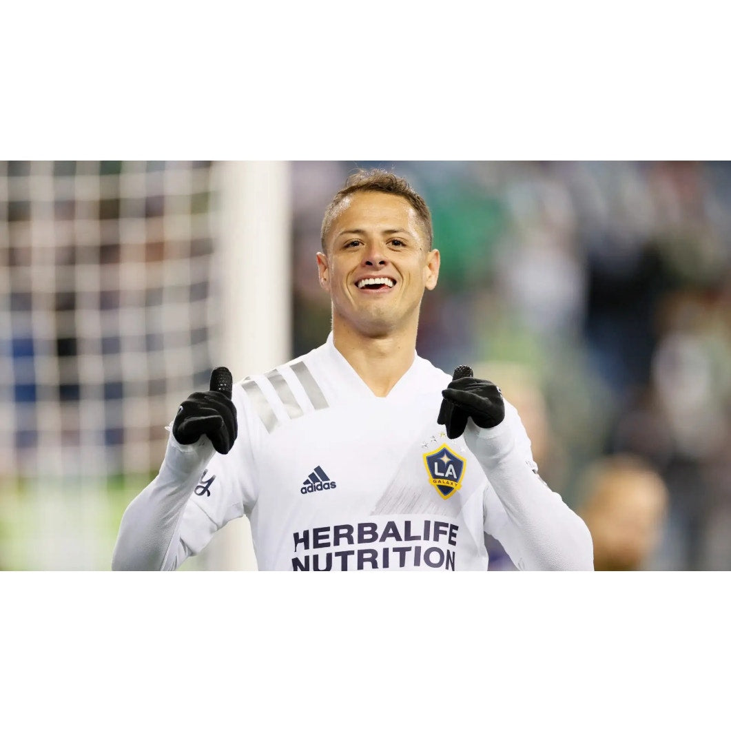 LA Galaxy 2019-20 Home Chicharito Jersey Men's Large Authentic Adidas Kit White