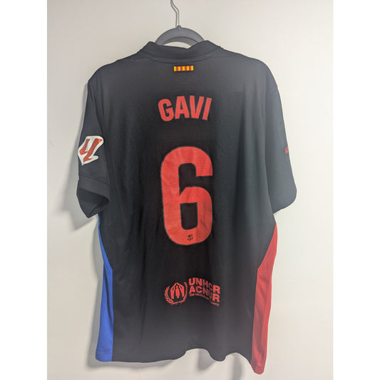 FC Barcelona 2024-25 Away Gavi Jersey Men’s Large Nike La Liga Soccer Shirt