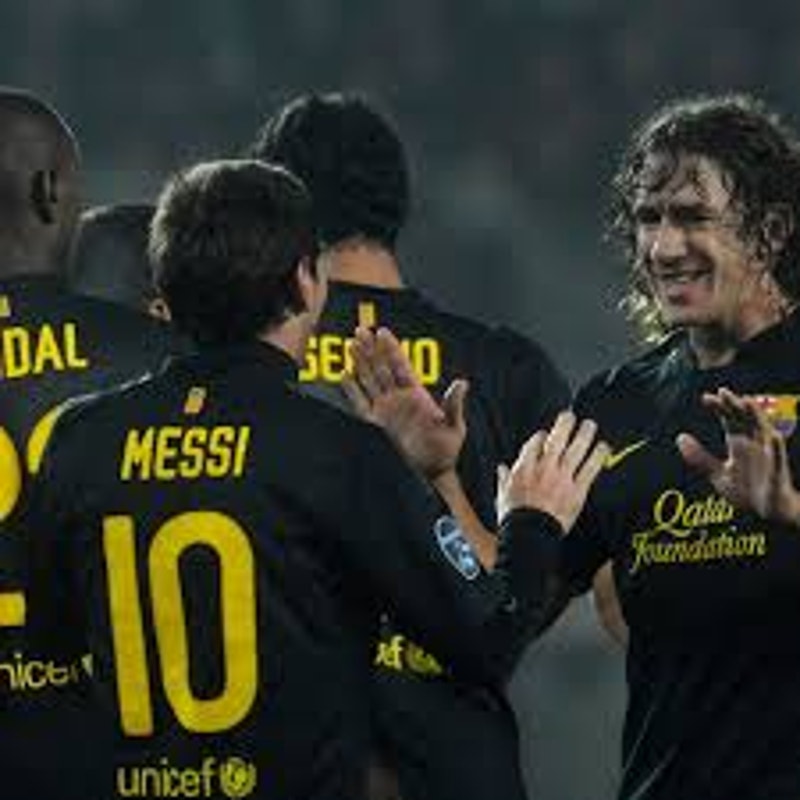 FC Barcelona 2011-12 Away Messi Jersey - Men XL - Longsleeve