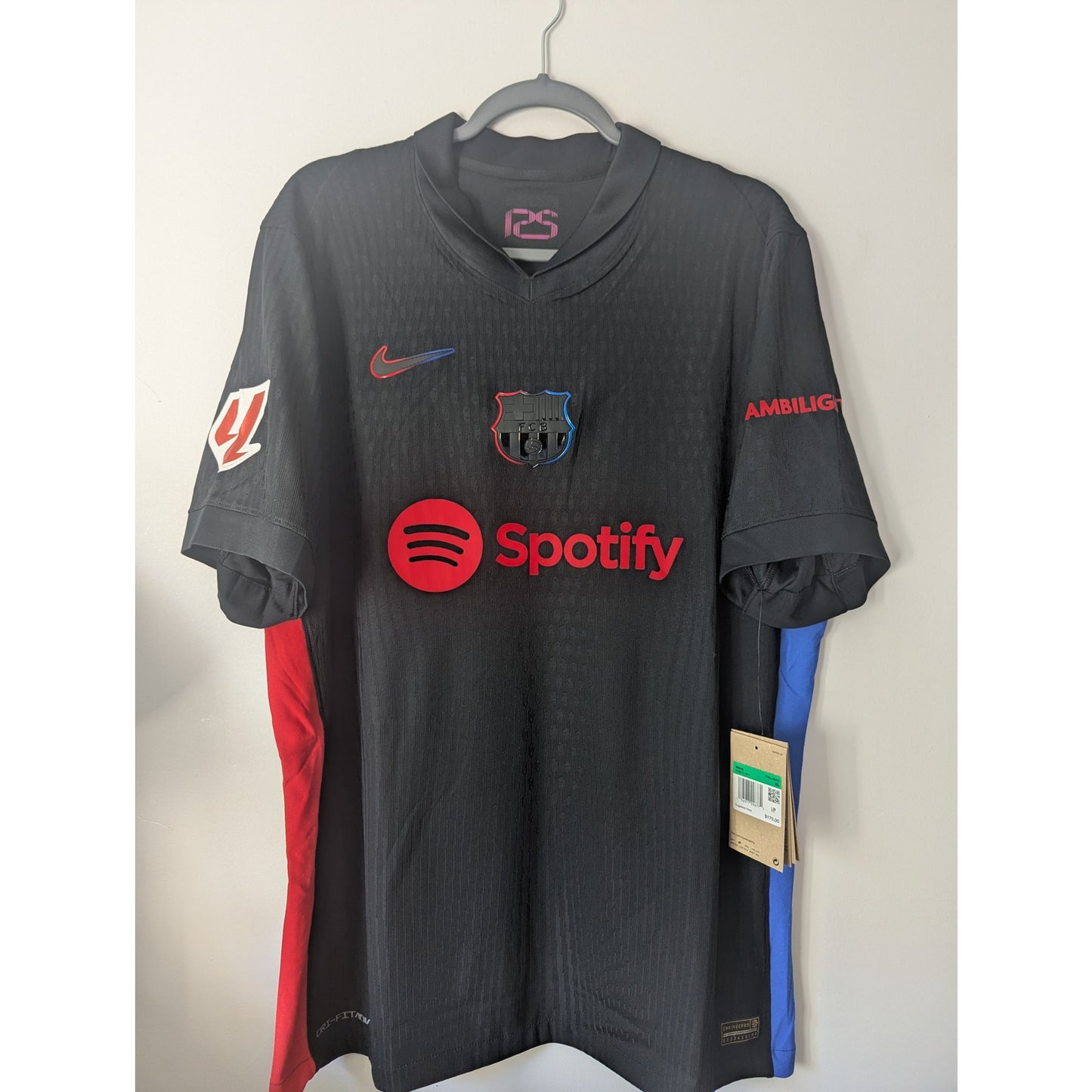 FC Barcelona 2024-25 Away Lamine Yamal Jersey Men’s XL NWT Nike Player Version La Liga Shirt