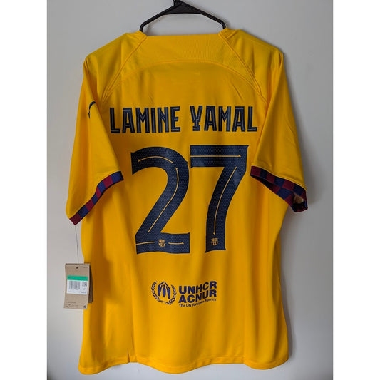 FC Barcelona 2023–24 Fourth Lamine Yamal Authentic Jersey – Men’s XL (NWT)