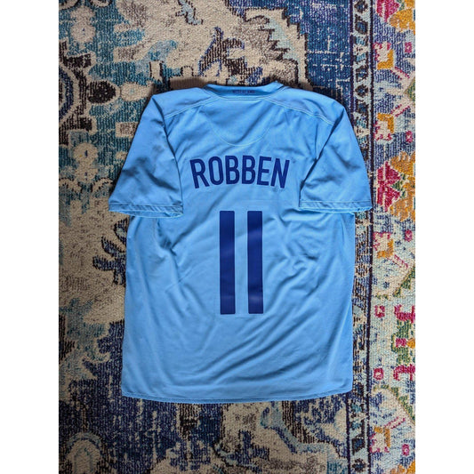 Netherlands 2008 Away Robben Jersey - Men's Large